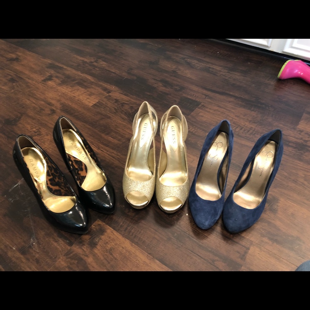 3 pairs of Heels - Picture 1 of 7